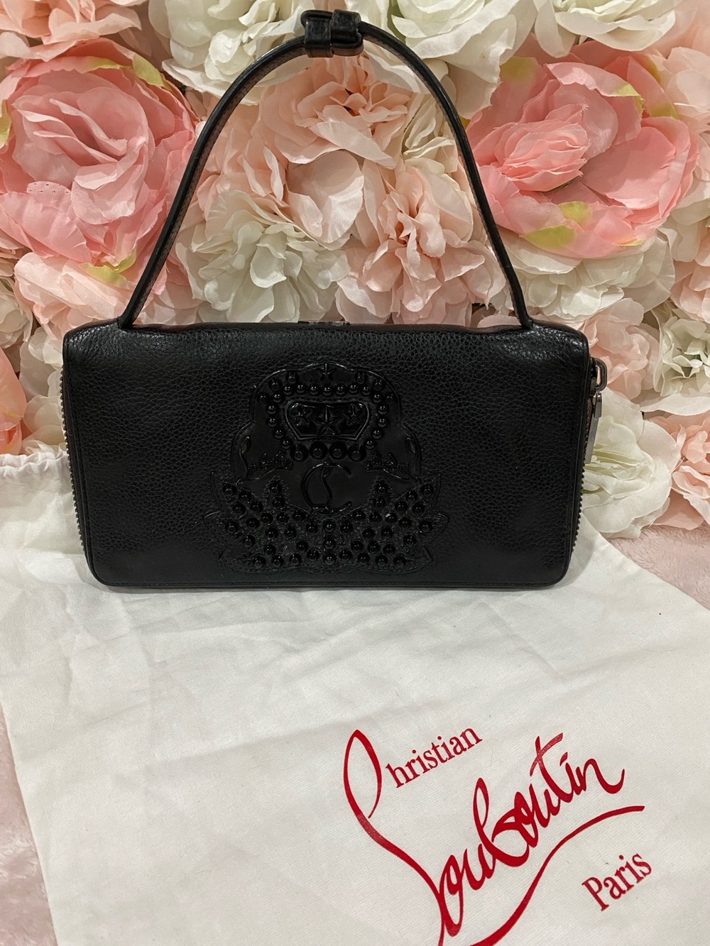 Christian Louboutin Panettone Spikes XL Wallet Clutch